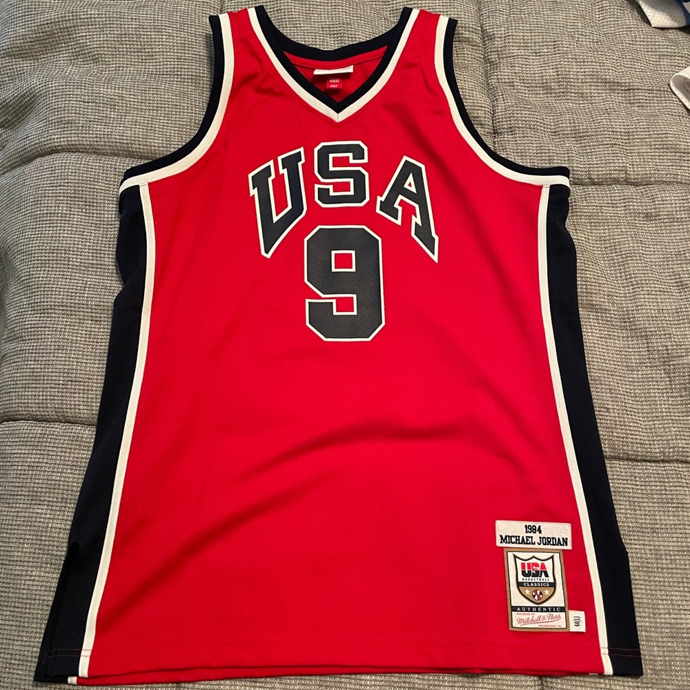 Authentic Michael Jordan 1984 Team USA Olympic Mitchell & Ness jersey